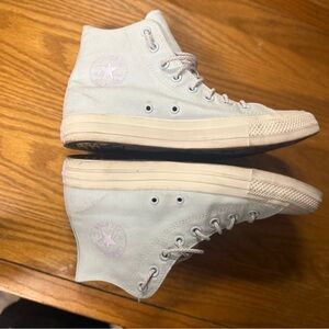 Converse Cream High-Top Sneakers